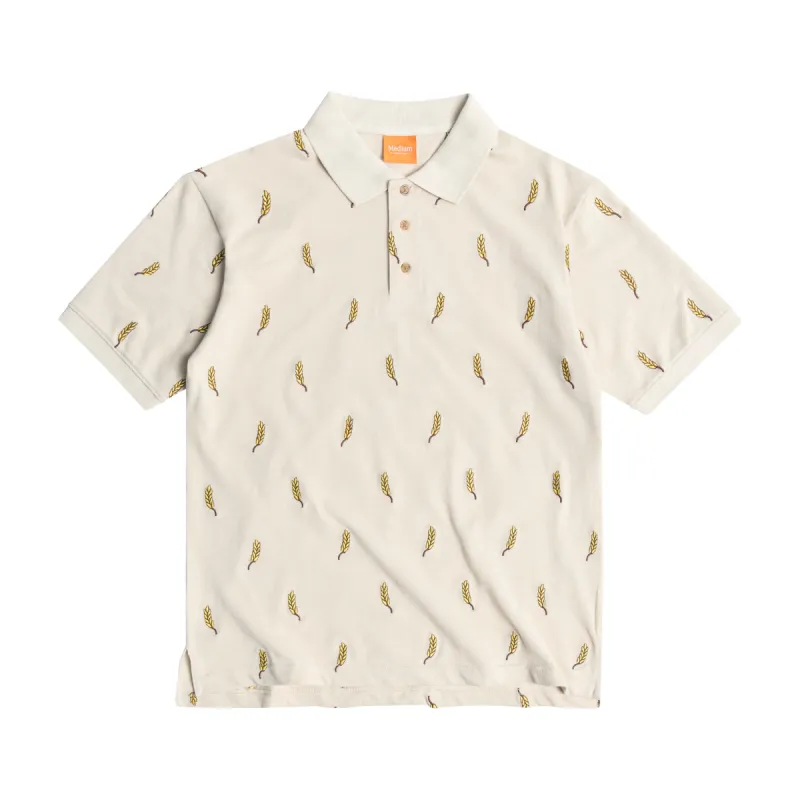 WHEAT POLO SHIRT - BONE sold by Anwar Carrots