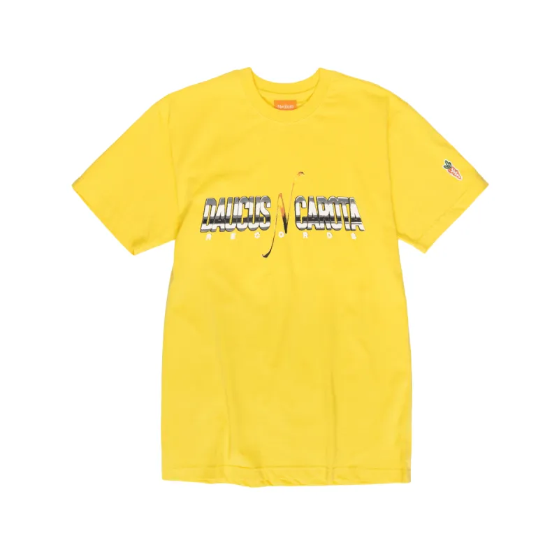 CAROTA RECORDS TEE - YELLOW sold by Anwar Carrots