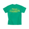 Trill Carrots Tee - Pea Green sold by Anwar Carrots