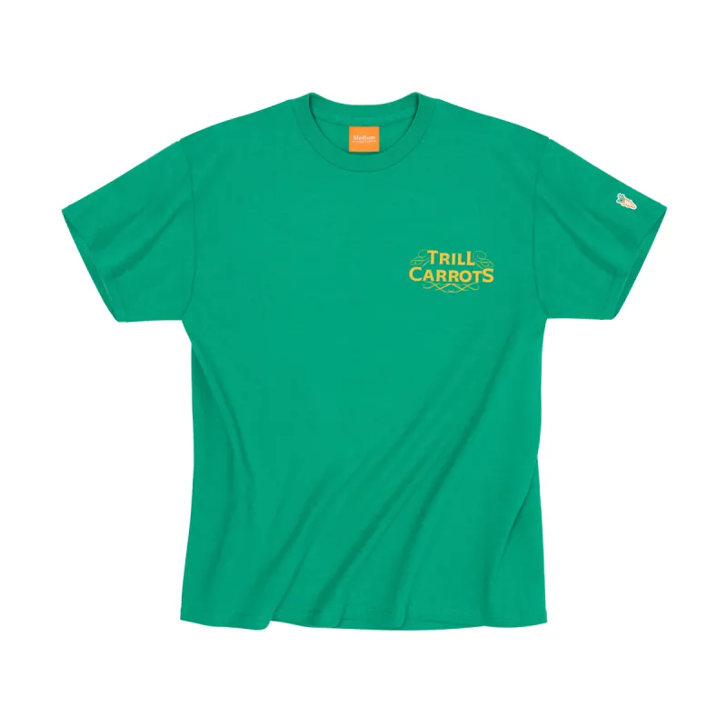 Trill Carrots Tee - Pea Green sold by Anwar Carrots