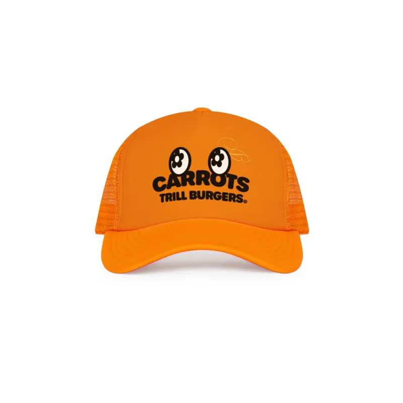 Vandy The Pink x Carrots x Trill Burgers Trucker Cap - Carrot sold by Anwar Carrots