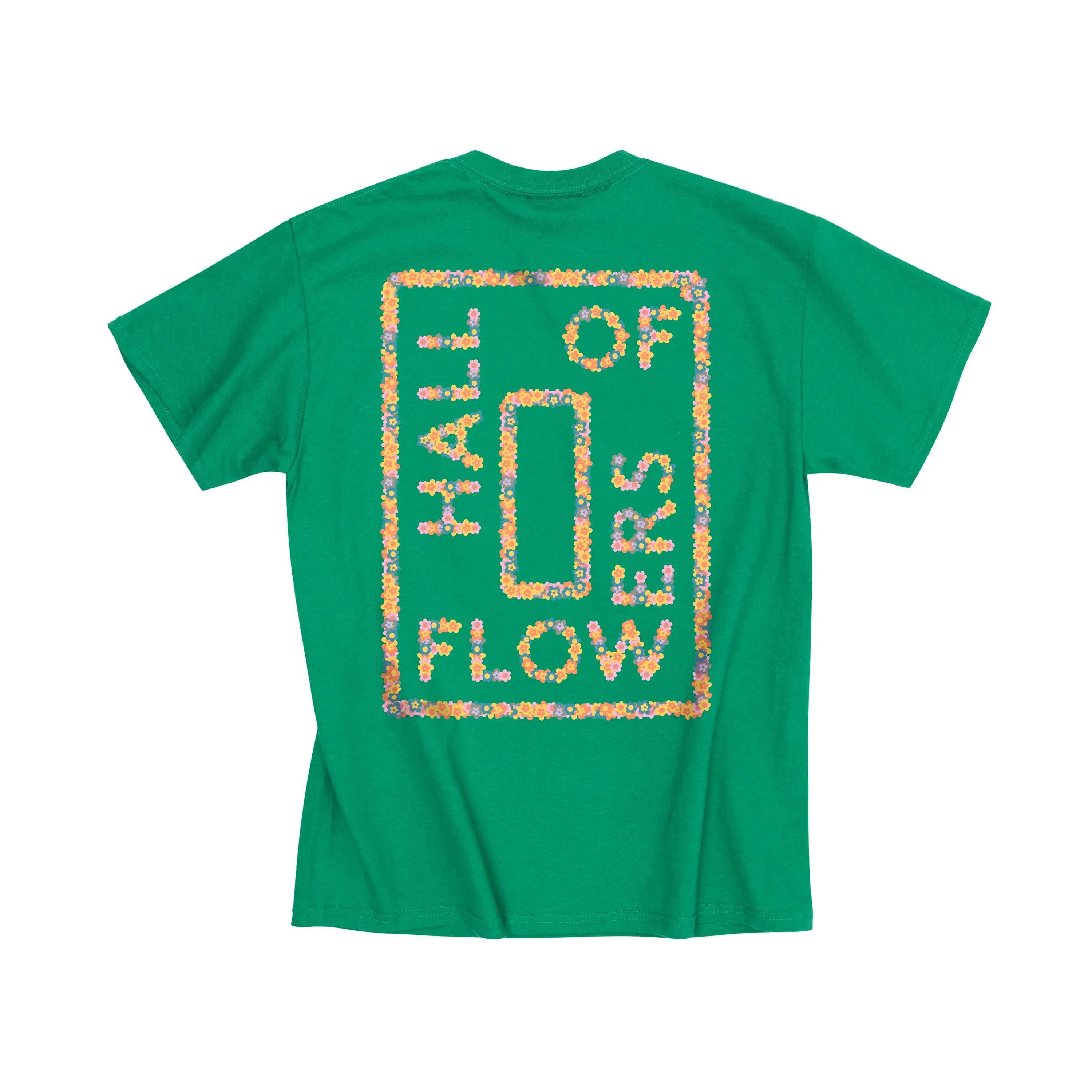 HALL OF FLOWERS X CARROTS FLOWERS WORDMARK TEE - FOREST sold by Anwar Carrots product image thumbnail 2