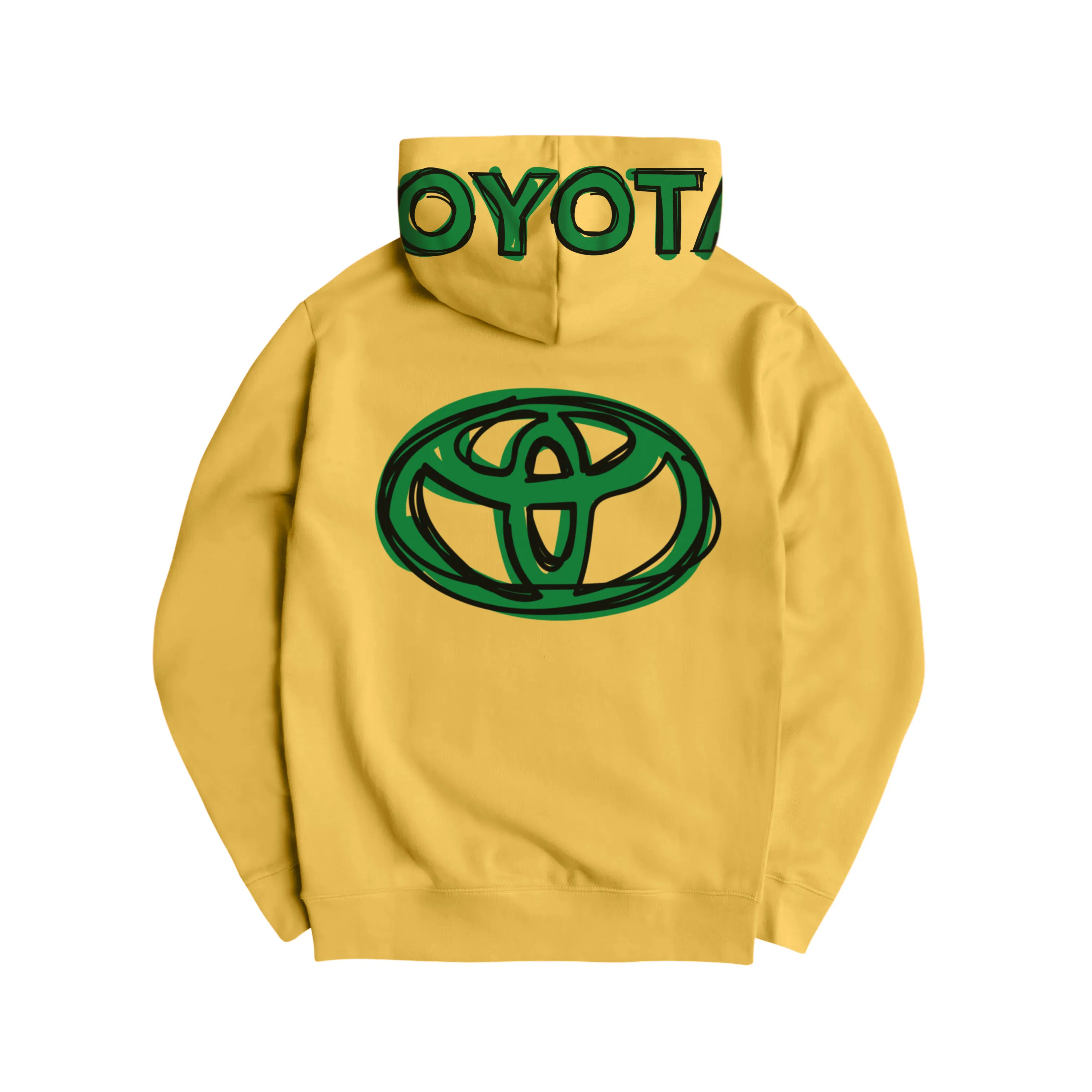 WORDMARK HOODIE - YOLK YELLOW sold by Anwar Carrots product image thumbnail 2