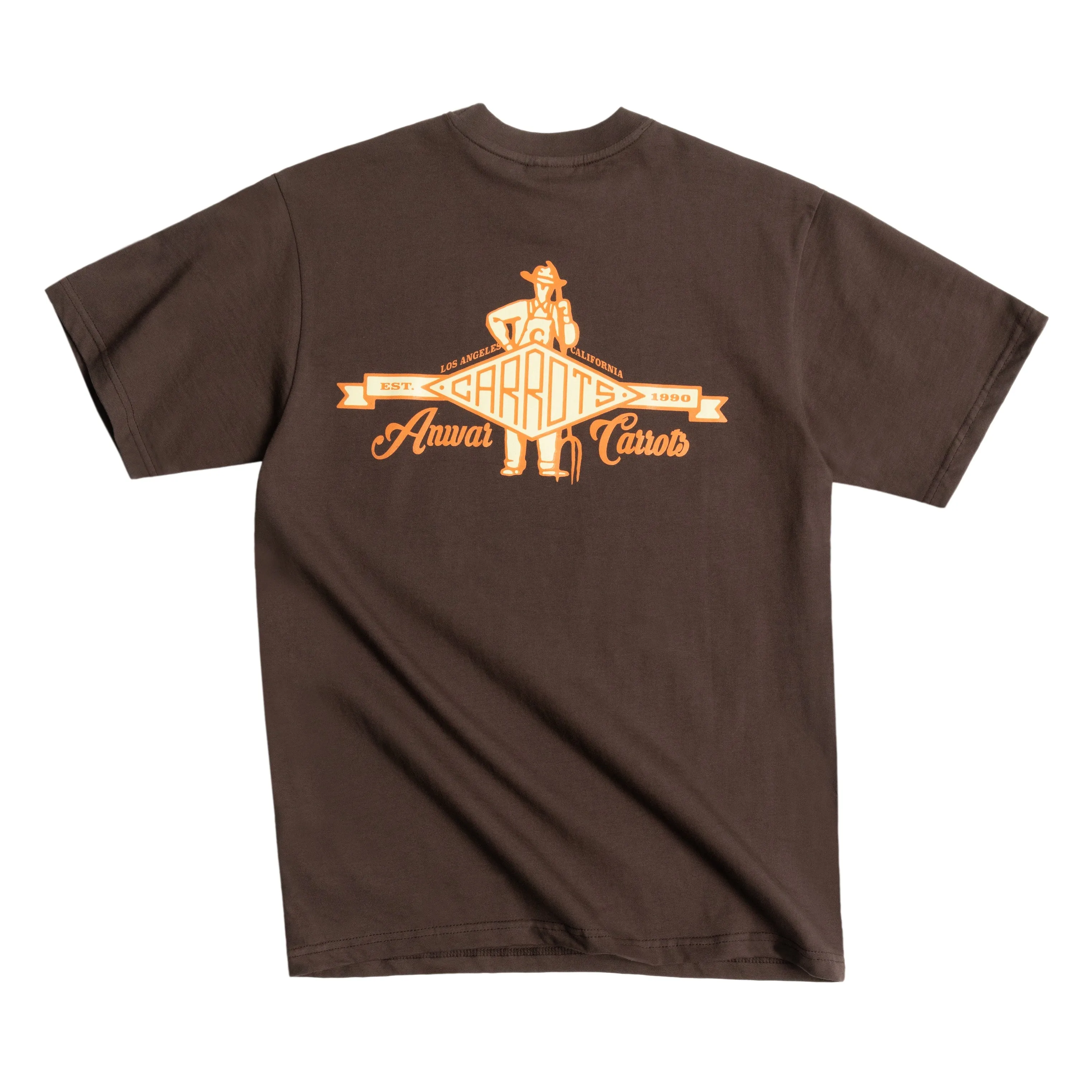 EMBLEM TEE - BROWN sold by Anwar Carrots product image thumbnail 2