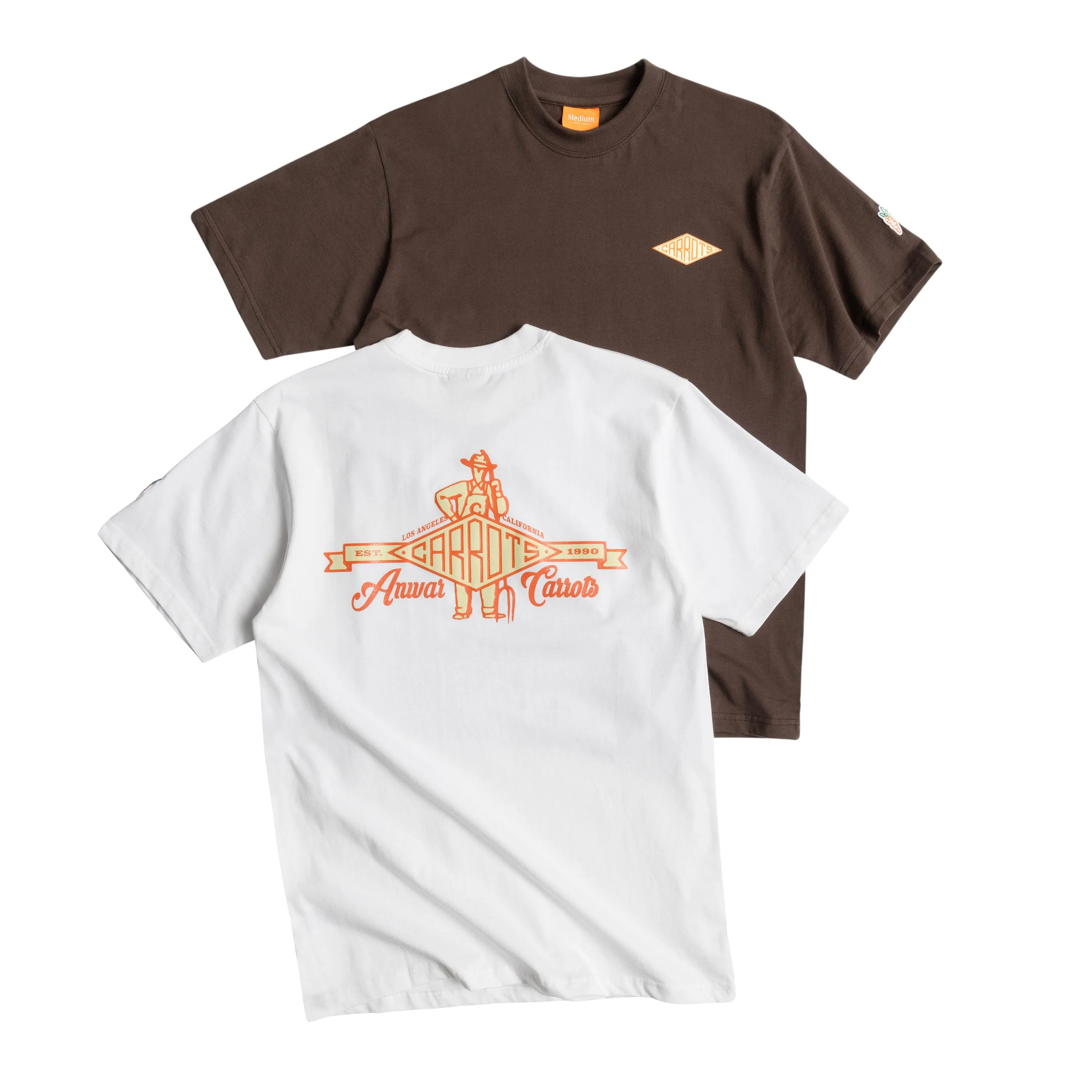 EMBLEM TEE - BROWN sold by Anwar Carrots product image thumbnail 3