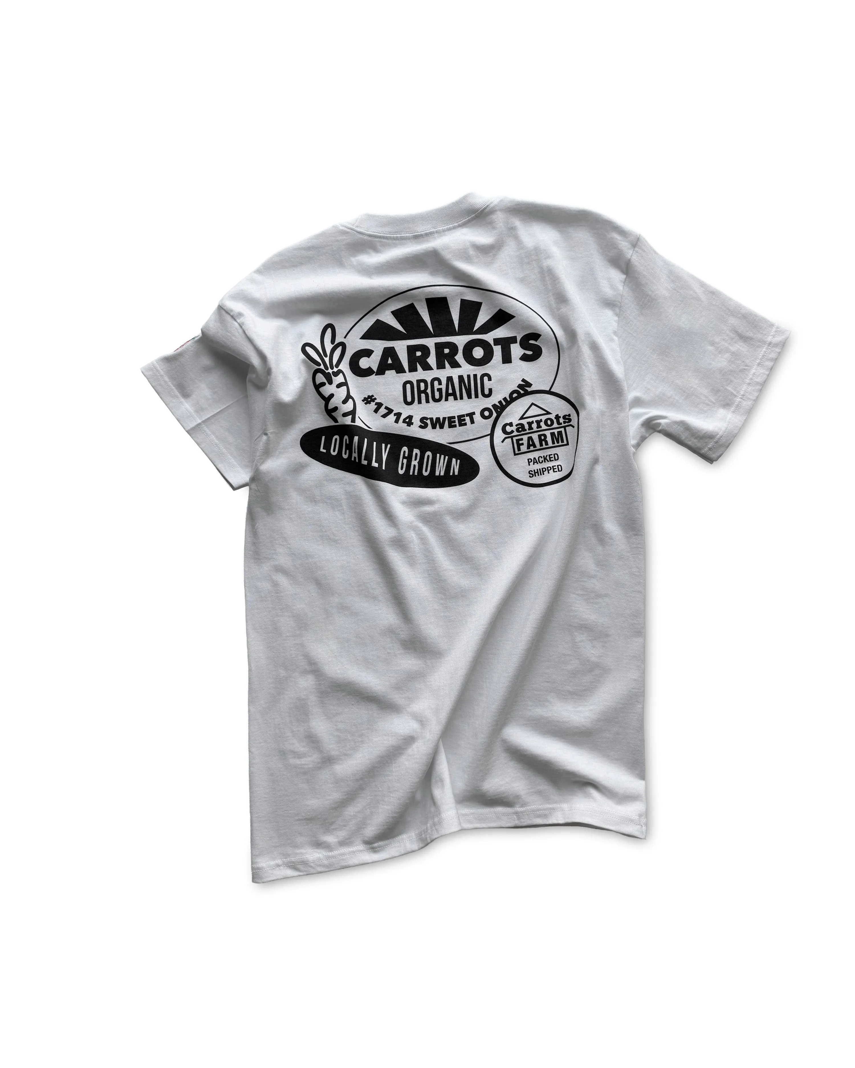 Locally Grown Tee - White sold by Anwar Carrots product image thumbnail 2