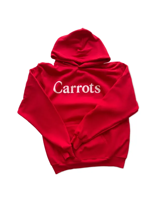 Wordmark Champion Hoodie - Red made by Anwar Carrots
