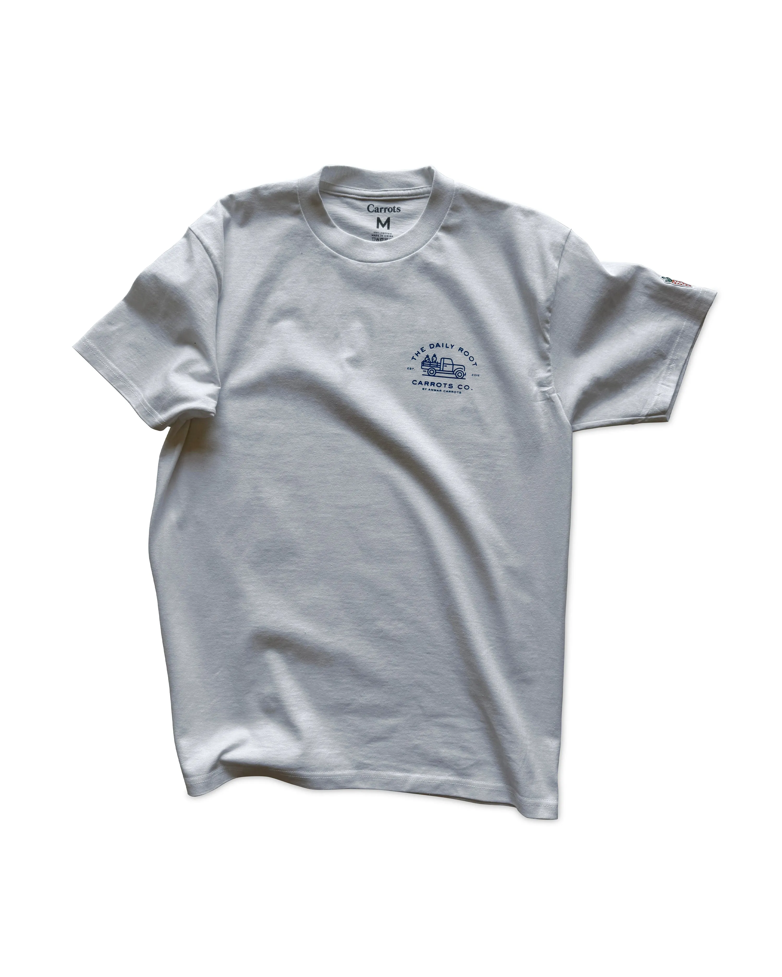 Daily Root Tee - White sold by Anwar Carrots