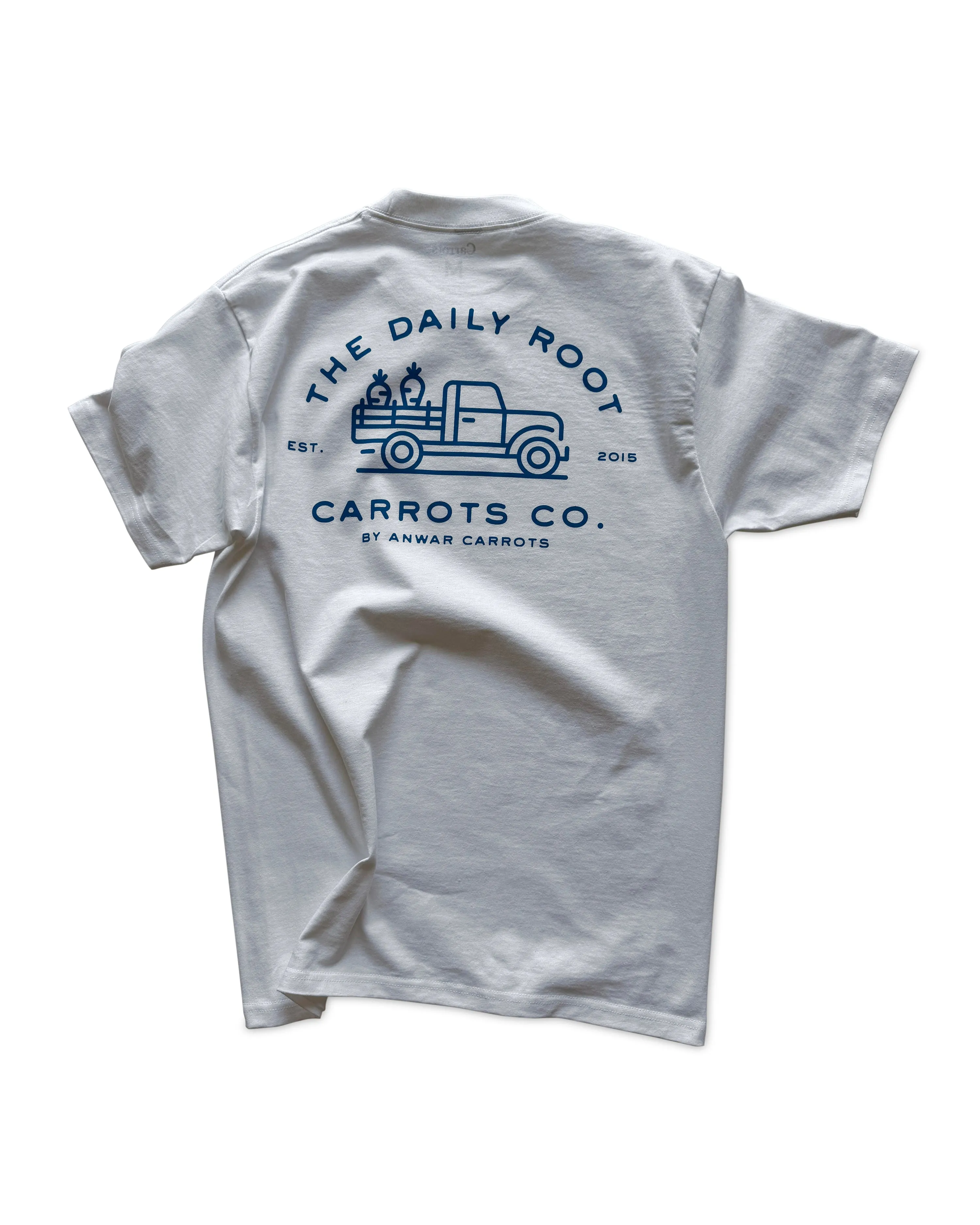 Daily Root Tee - White sold by Anwar Carrots product image thumbnail 2