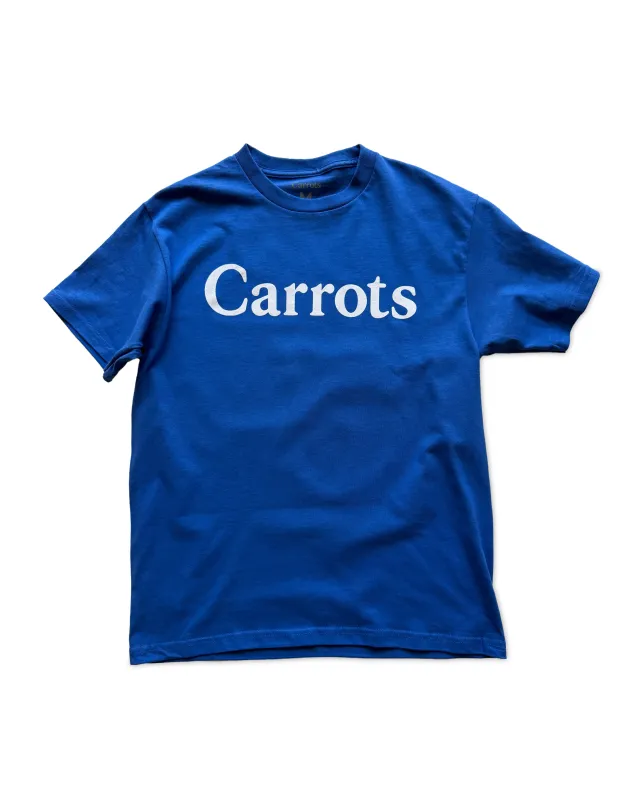 Wordmark Tee - Royal Blue made by Anwar Carrots