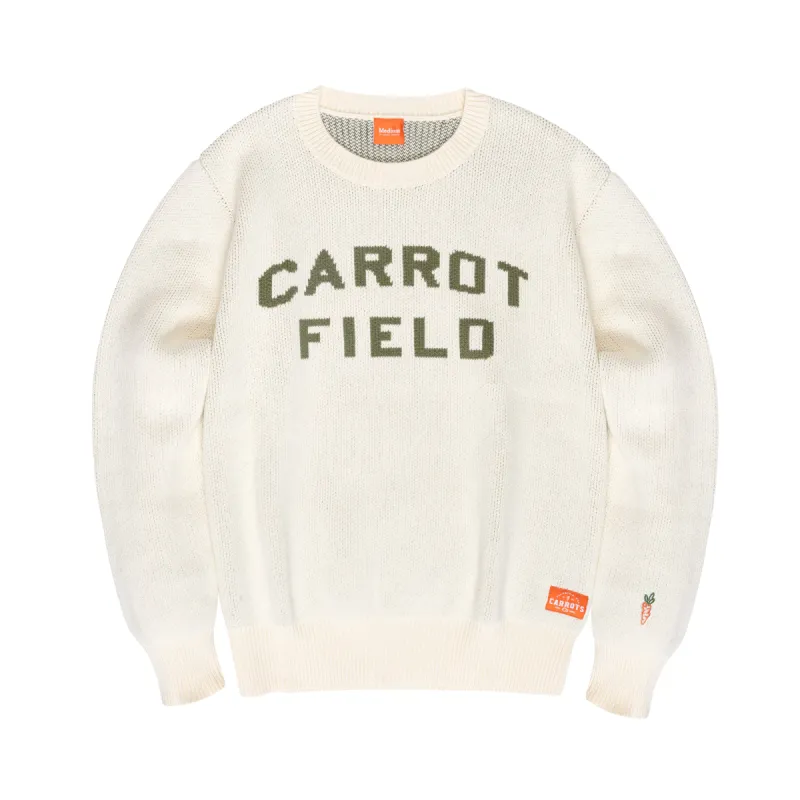 CARROT FIELD KNIT SWEATER - OLIVE sold by Anwar Carrots