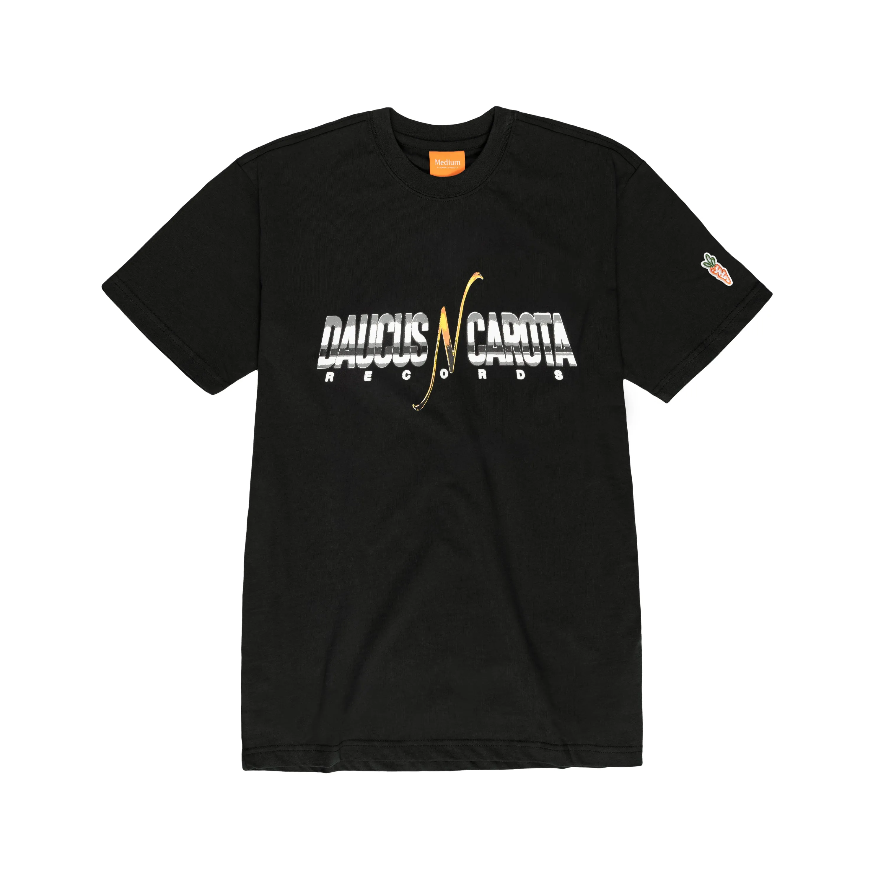 CAROTA RECORDS TEE - BLACK sold by Anwar Carrots