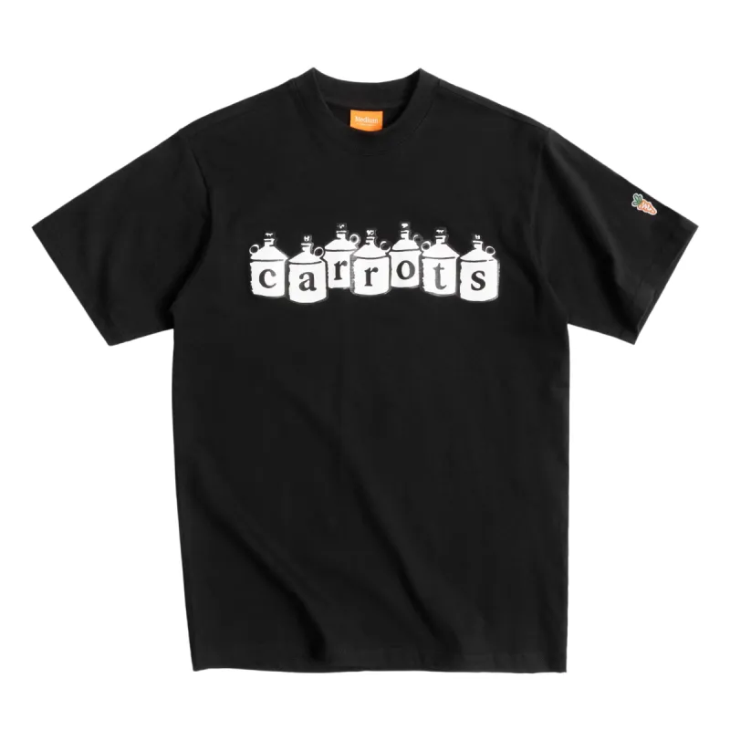MOONSHINE TEE - BLACK sold by Anwar Carrots