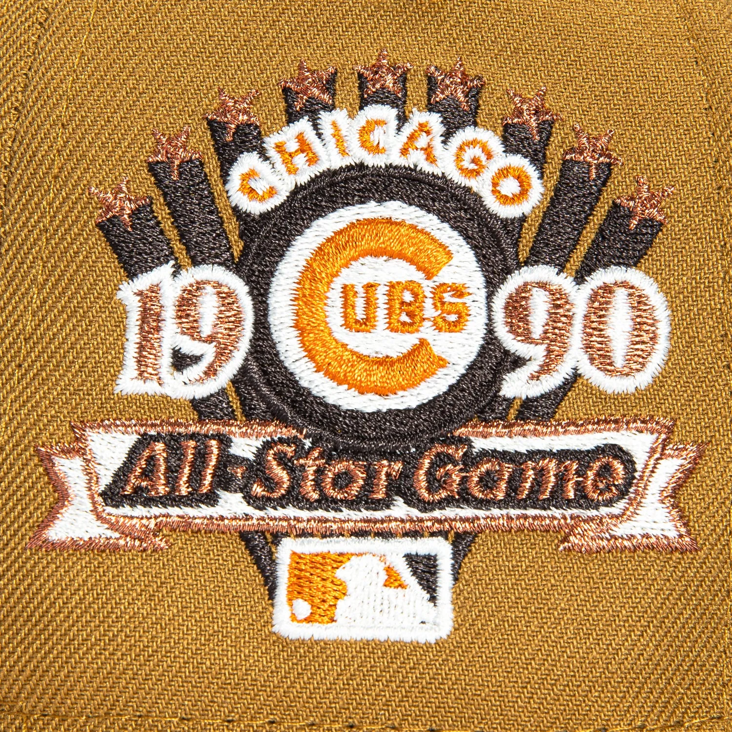 New Era 59Fifty Sepia Chicago Cubs 1990 All Star Game Patch Hat - Gold, Brown sold by Hat Club product image thumbnail 5