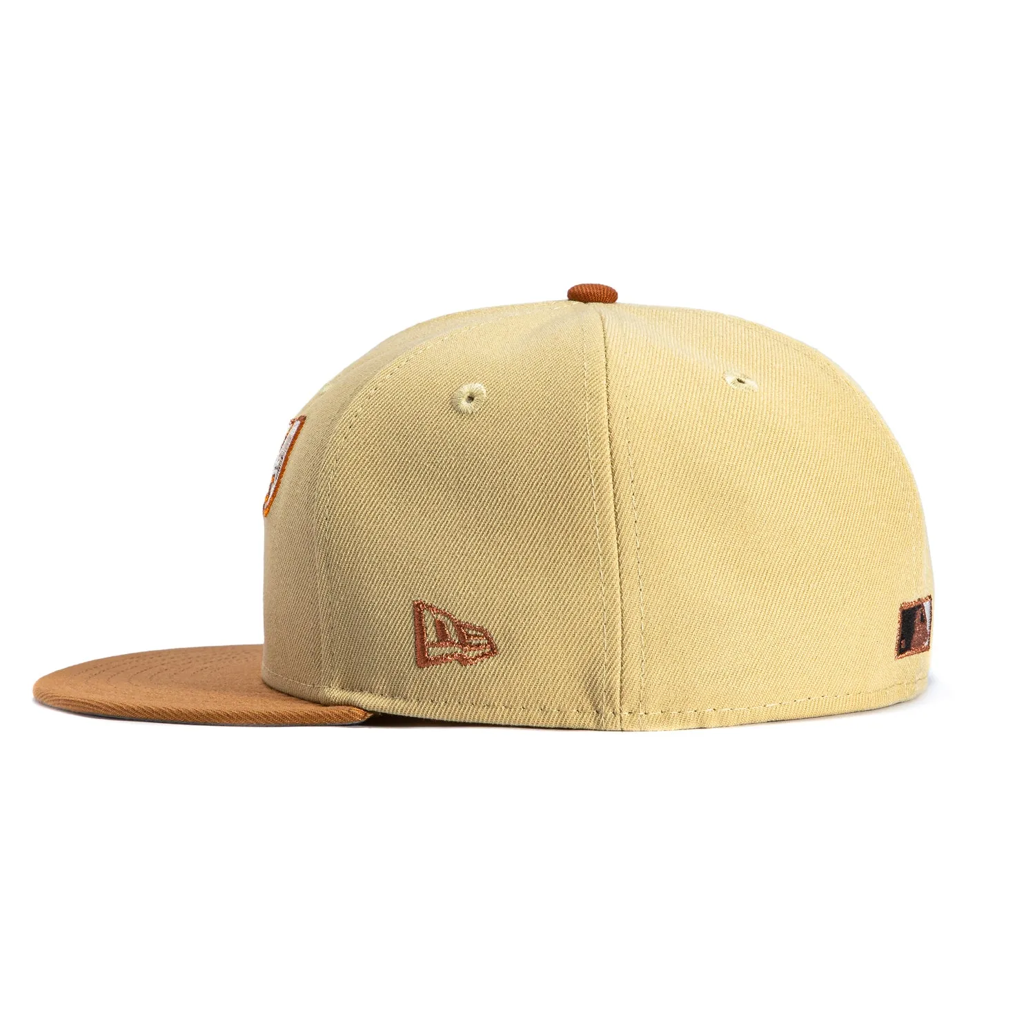 New Era 59Fifty Sepia Arizona Diamondbacks 25th Anniversary Patch Script Hat - Tan, Khaki sold by Hat Club product image thumbnail 3