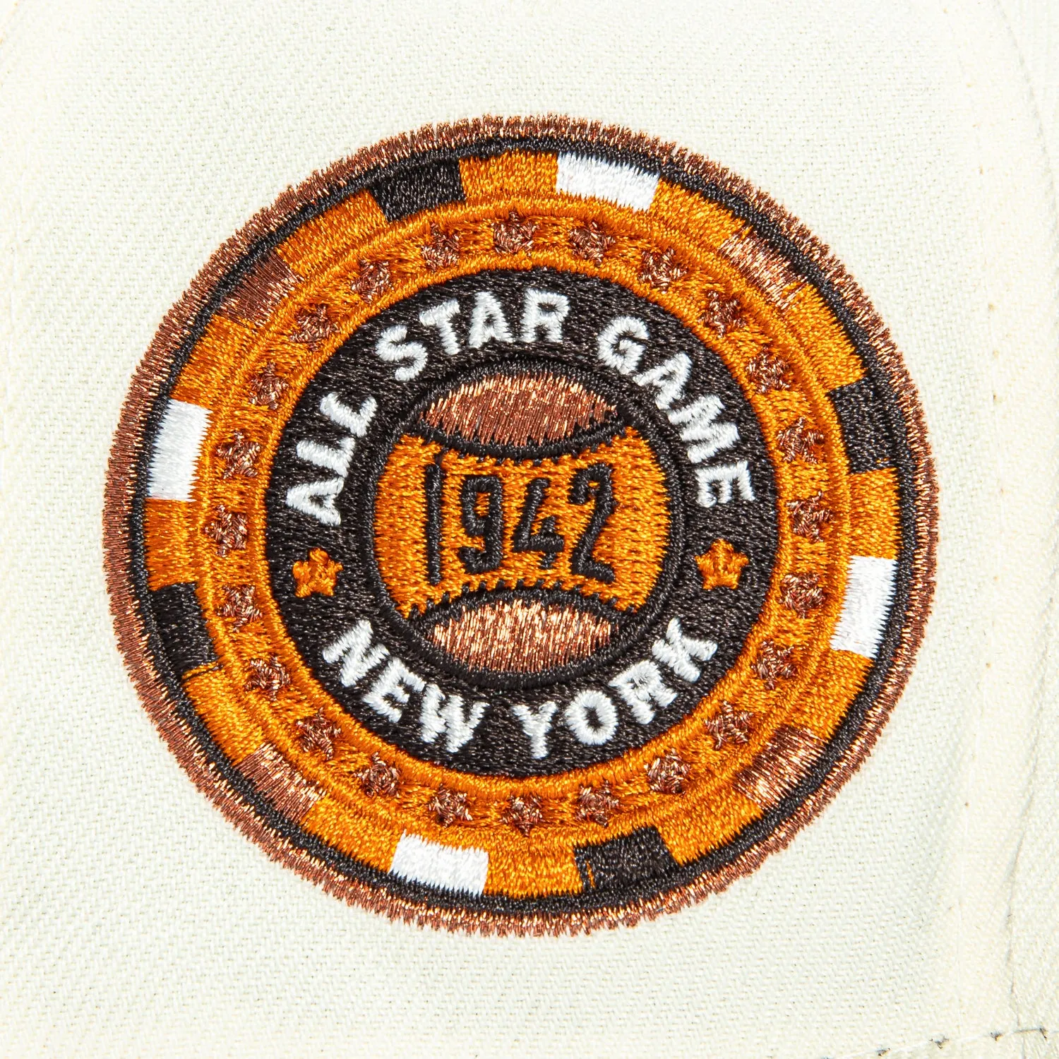 New Era 59Fifty Sepia Brooklyn Dodgers 1942 All Star Game Patch Hat - White, Graphite sold by Hat Club product image thumbnail 5