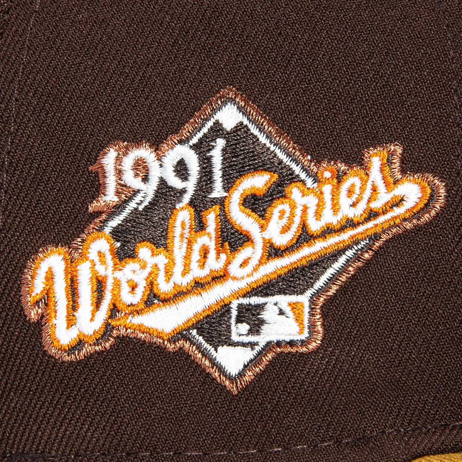 New Era 59Fifty Sepia Minnesota Twins 1991 World Series Patch Hat - Brown, Khaki sold by Hat Club product image thumbnail 5
