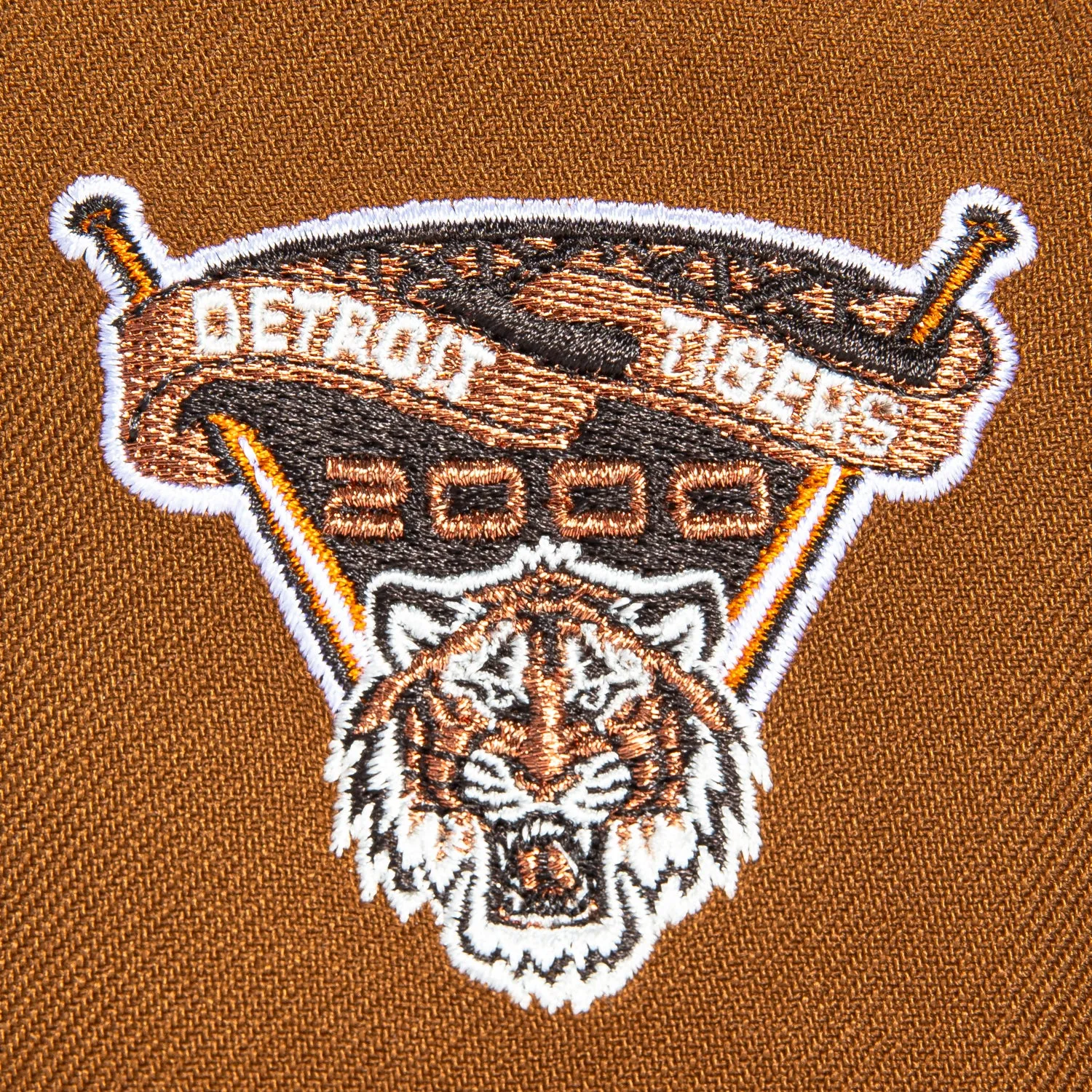 New Era 59Fifty Sepia Detroit Tigers 2000 Inaugural Patch Hat - Khaki, Brown sold by Hat Club product image thumbnail 5