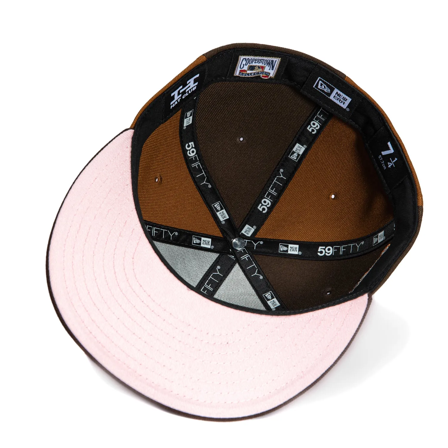 New Era 59Fifty Sepia New York Yankees 1996 World Series Patch Pinwheel Pink UV Hat - Khaki, Brown sold by Hat Club product image thumbnail 2