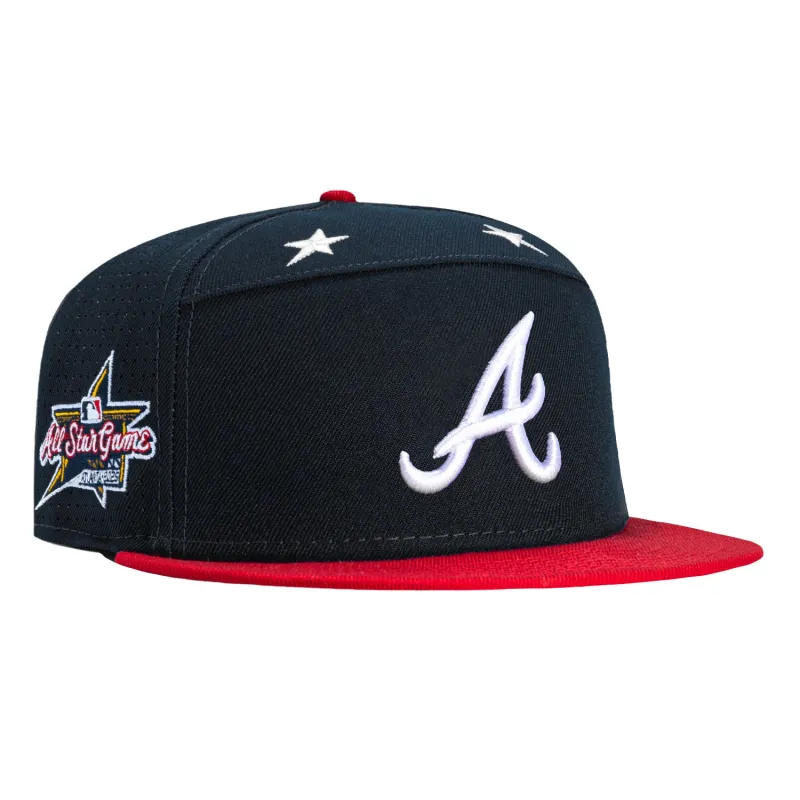 New Era 59Fifty Atlanta Braves 2025 All Star Game Patch Hat - Navy, Red sold by Hat Club