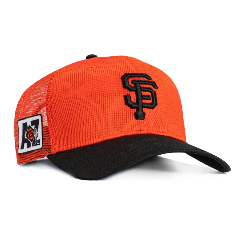 New Era 9Seventy San Francisco Giants Snapback Trucker Hat - Orange, Black made by New Era