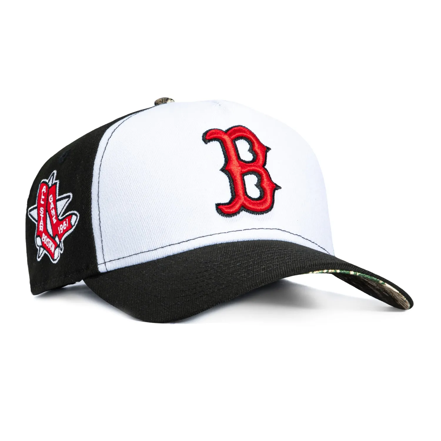 New Era 9Forty A-Frame Boston Red Sox 1961 All Star Game Patch Realtree UV Snapback Hat - White, Black sold by Hat Club