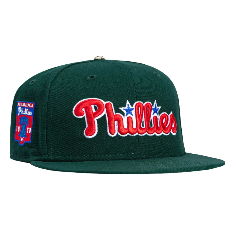 New Era 59Fifty Philadelphia Phillies 1950 Patch Realtree UV Hat - Green sold by Hat Club