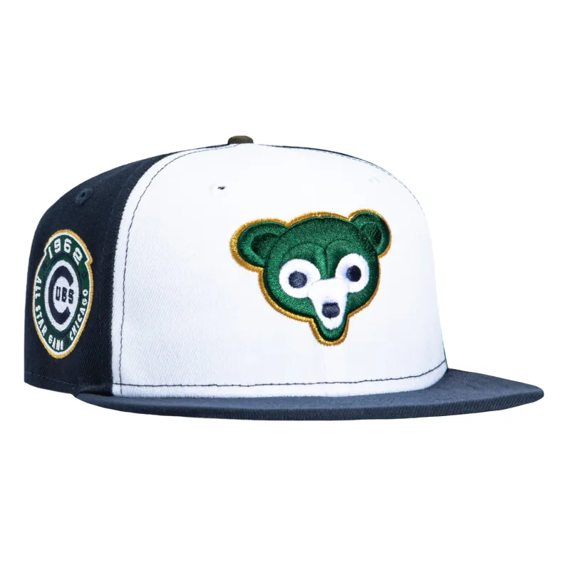New Era 59Fifty Chicago Cubs 1962 All Star Game Patch Rail Realtree UV Hat - White, Navy sold by Hat Club