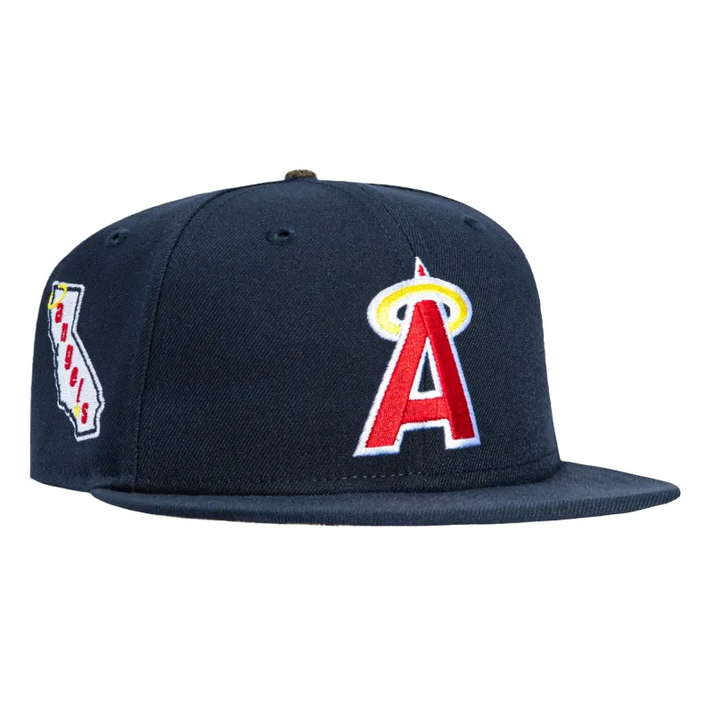 New Era 59Fifty Los Angeles Angels State Patch Realtree UV Hat - Navy sold by Hat Club