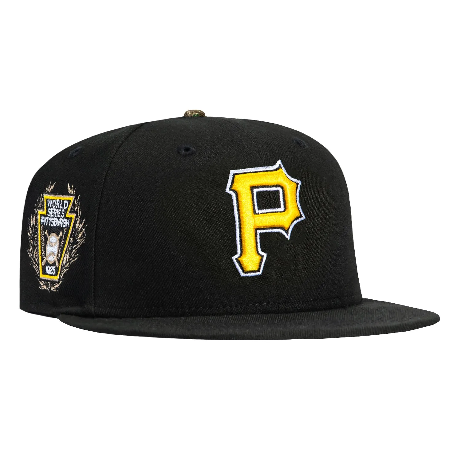 New Era 59Fifty Pittsburgh Pirates 1925 World Series Patch Realtree UV Hat - Black sold by Hat Club