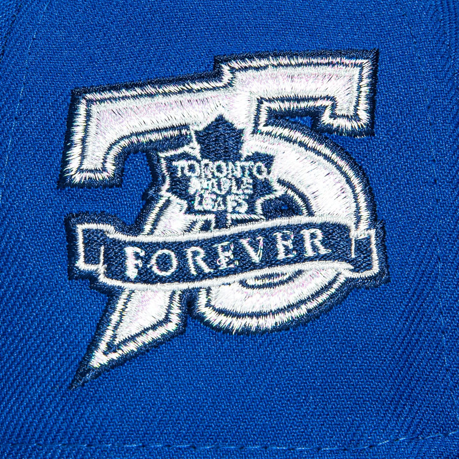 New Era 59Fifty Blue Ice Toronto Maple Leafs 75th Anniversary Patch Hat - Royal, Royal sold by Hat Club product image thumbnail 5