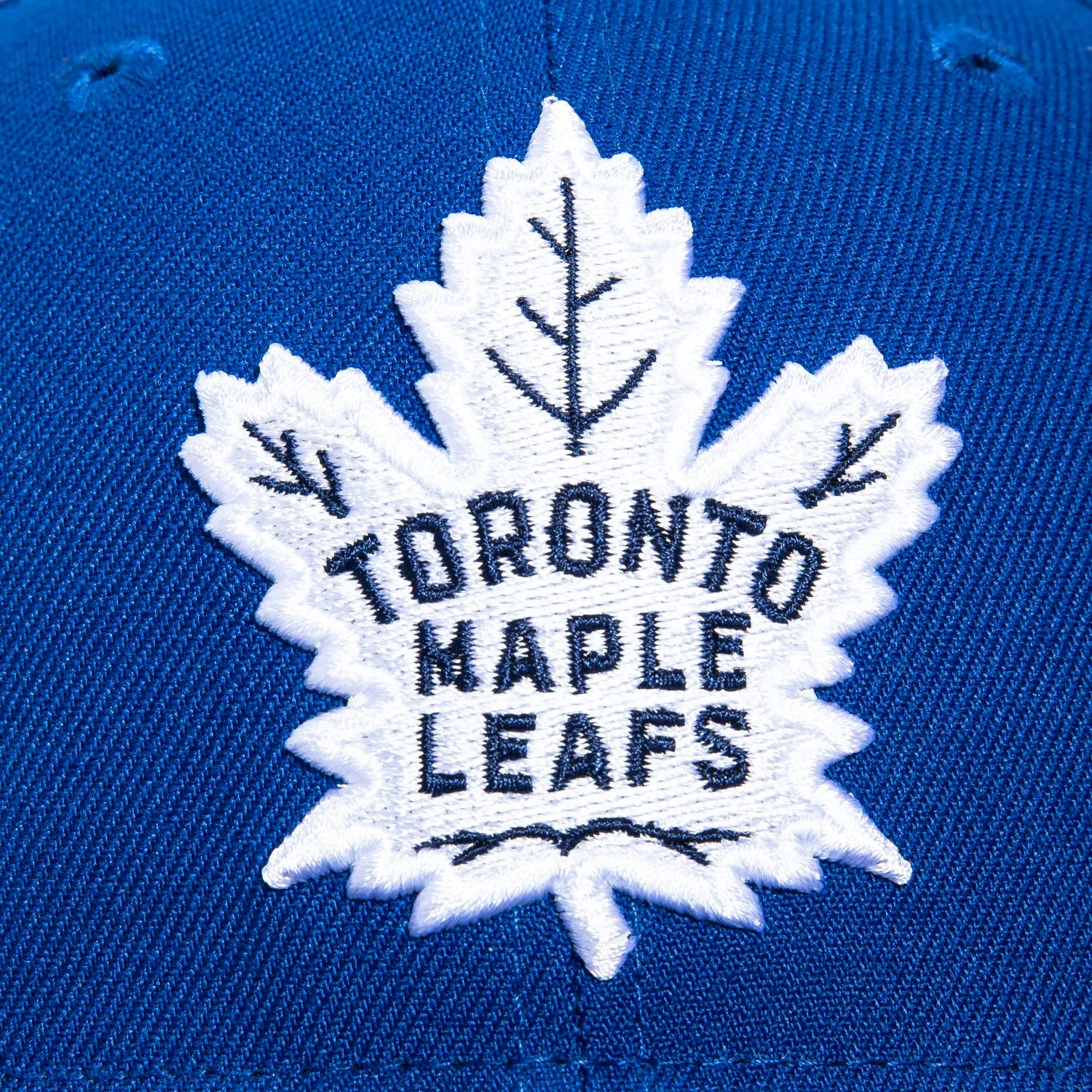 New Era 59Fifty Blue Ice Toronto Maple Leafs 75th Anniversary Patch Hat - Royal, Royal sold by Hat Club product image thumbnail 4