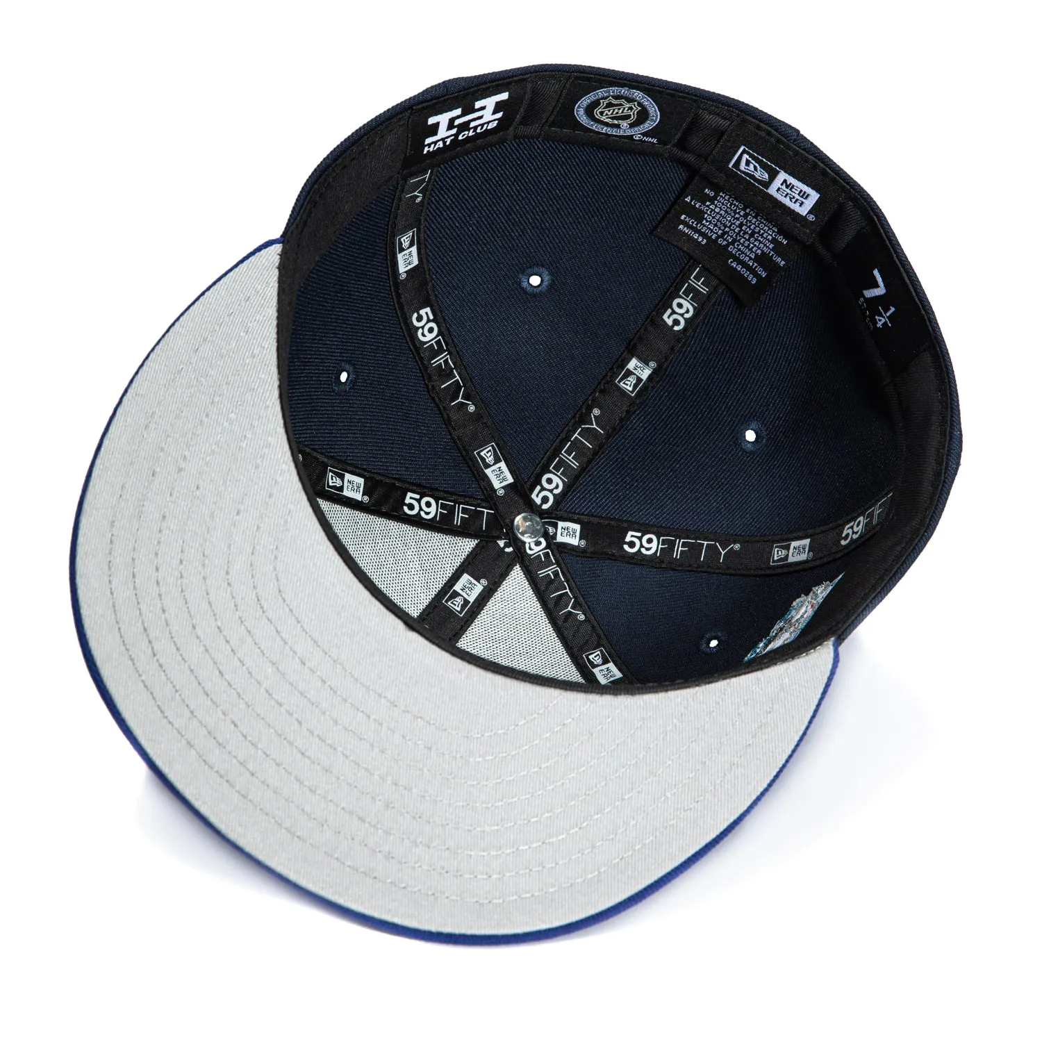 New Era 59Fifty Blue Ice Colorado Avalanche 10th Anniversary Patch Alternate Hat - Navy, Royal sold by Hat Club product image thumbnail 2