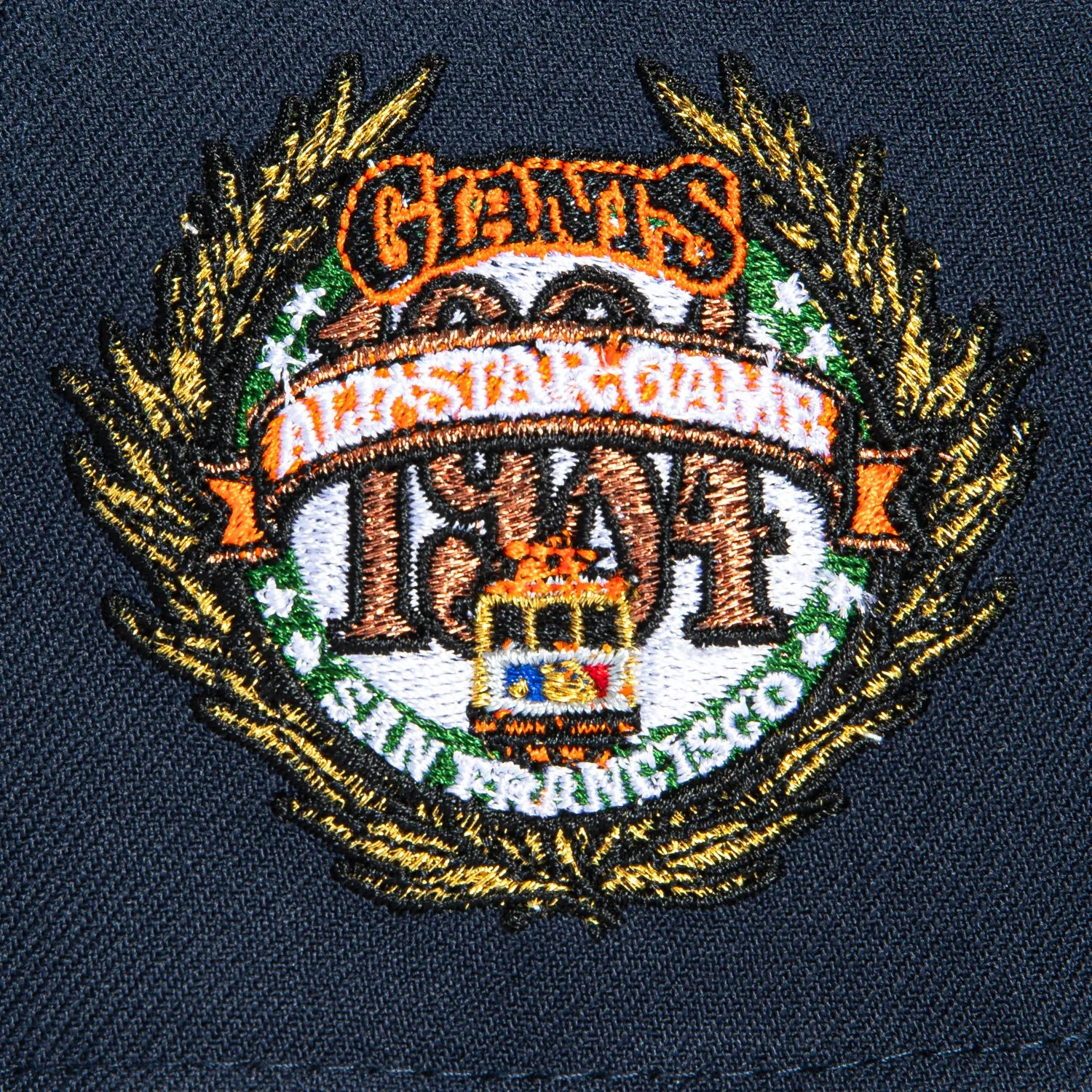 New Era 9Forty A-Frame San Francisco Giants 1984 All Star Game Patch Snapback Hat - Navy, Green sold by Hat Club product image thumbnail 4