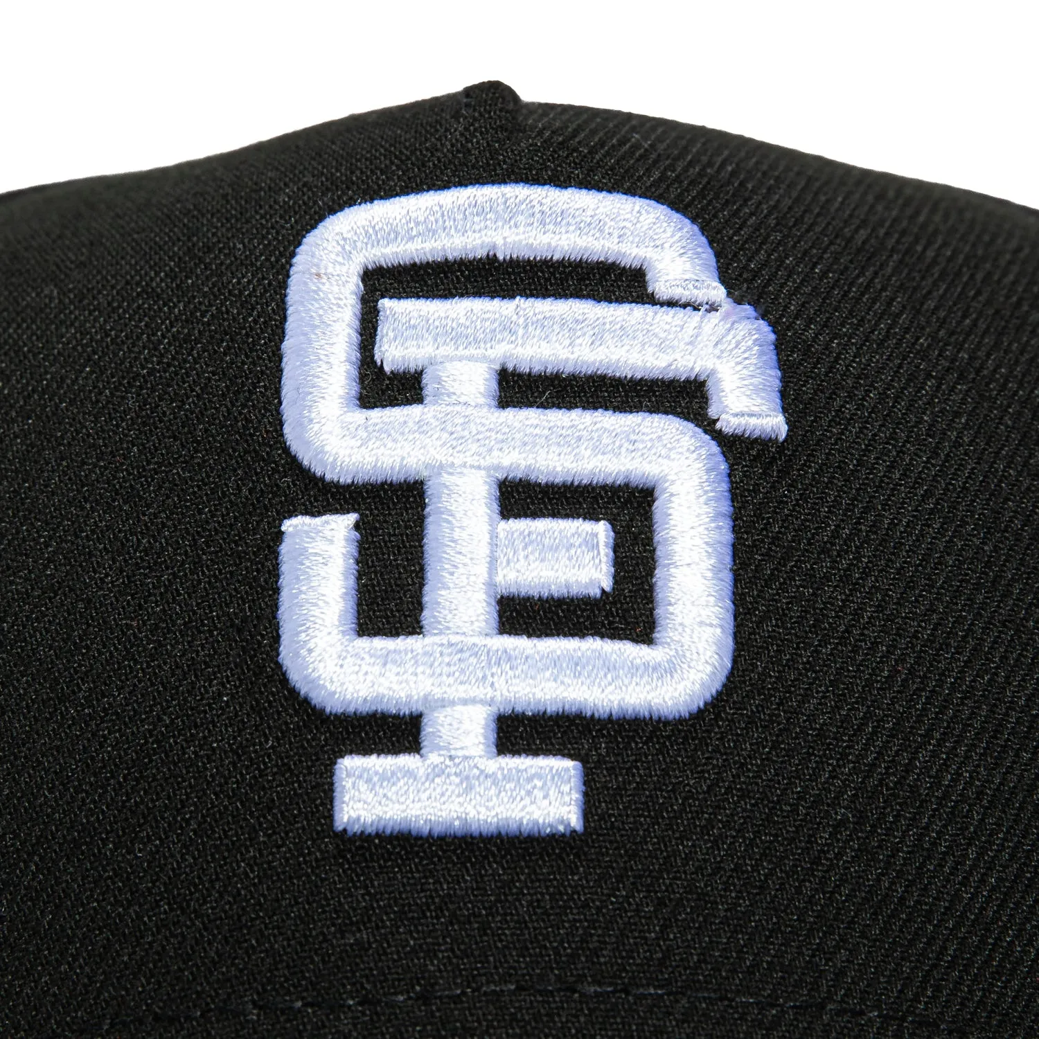 New Era 9Forty A-Frame San Francisco Giants 50th Anniversary Patch Snapback Hat - Black, Graphite sold by Hat Club product image thumbnail 3