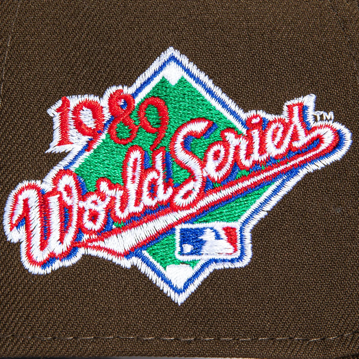 New Era 9Forty A-Frame San Francisco Giants 1989 World Series Patch Snapback Hat - Brown, Ivory sold by Hat Club product image thumbnail 4