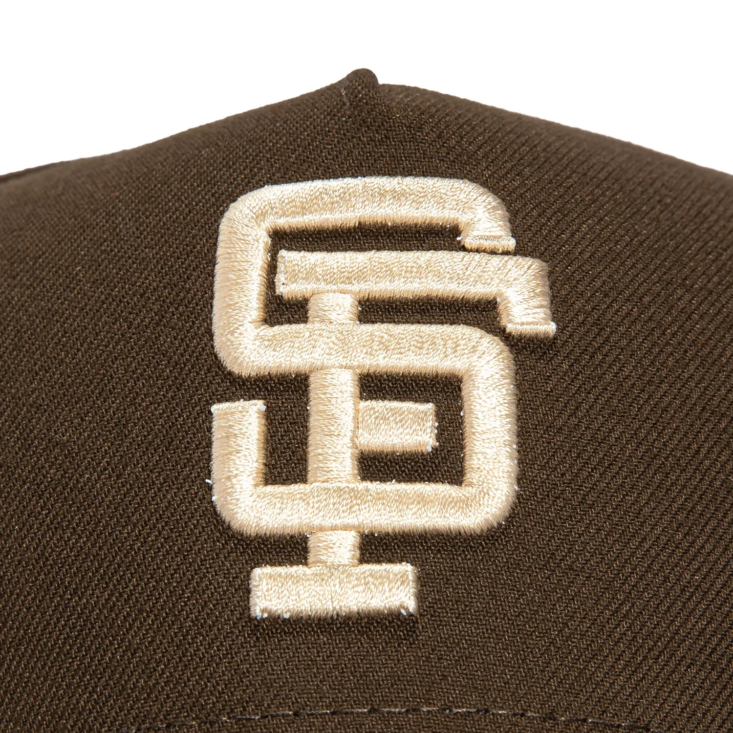 New Era 9Forty A-Frame San Francisco Giants 1989 World Series Patch Snapback Hat - Brown, Ivory sold by Hat Club product image thumbnail 3