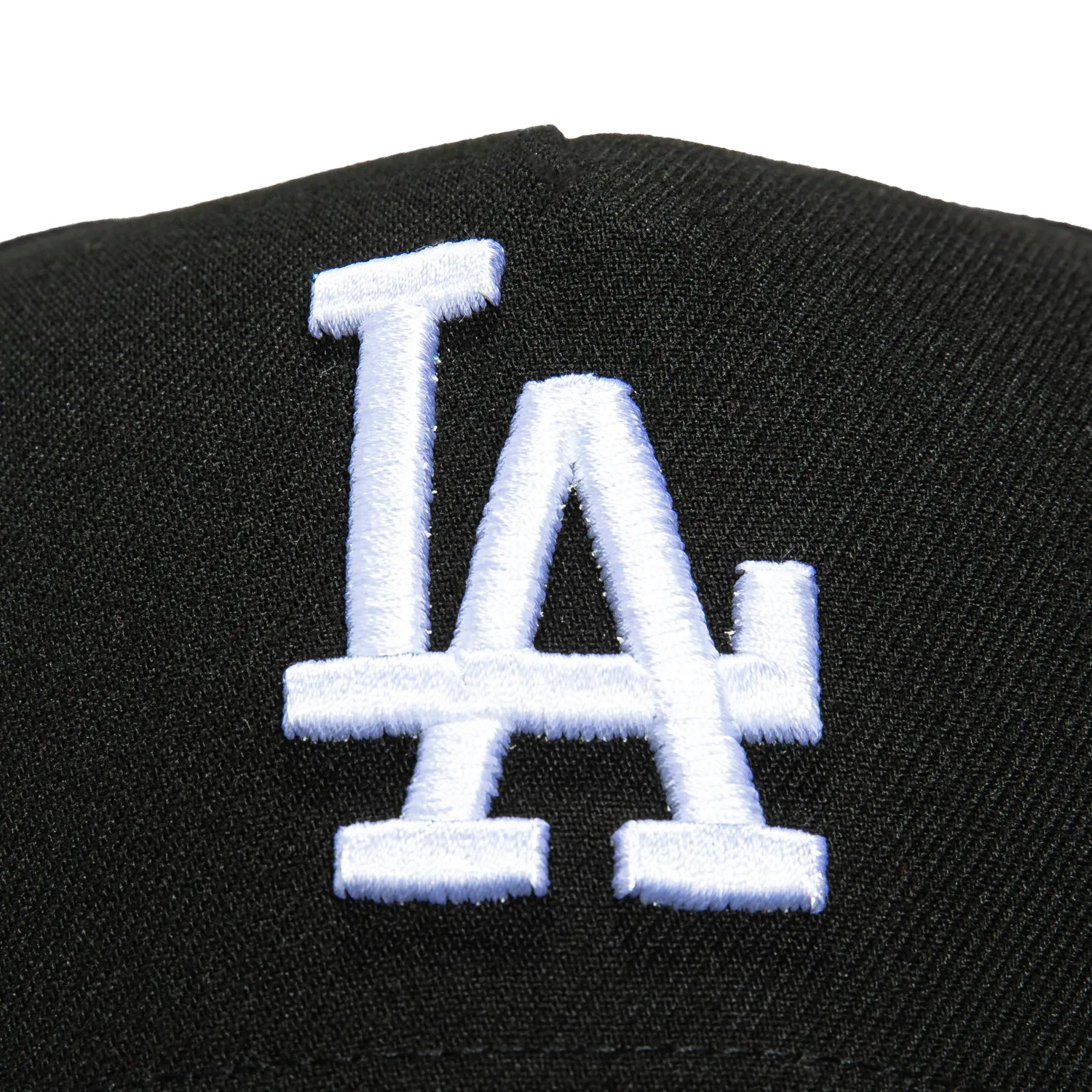 New Era 9Forty A-Frame Los Angeles Dodgers 50th Anniversary Patch Snapback Hat - Black, Graphite sold by Hat Club product image thumbnail 3
