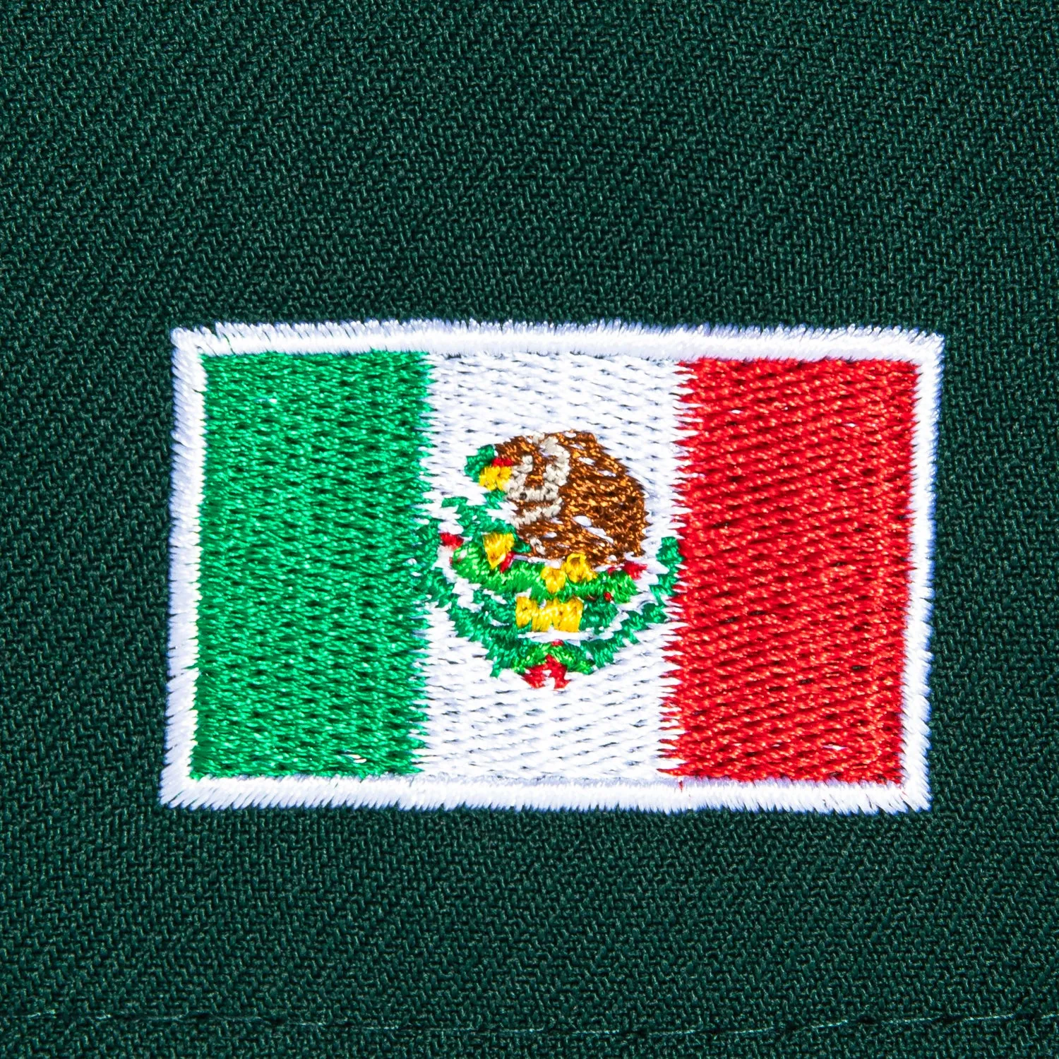 New Era 9Forty A-Frame Mexico El Tricolor Mexico Flag Patch Script Snapback Hat - Green, Black sold by Hat Club product image thumbnail 4