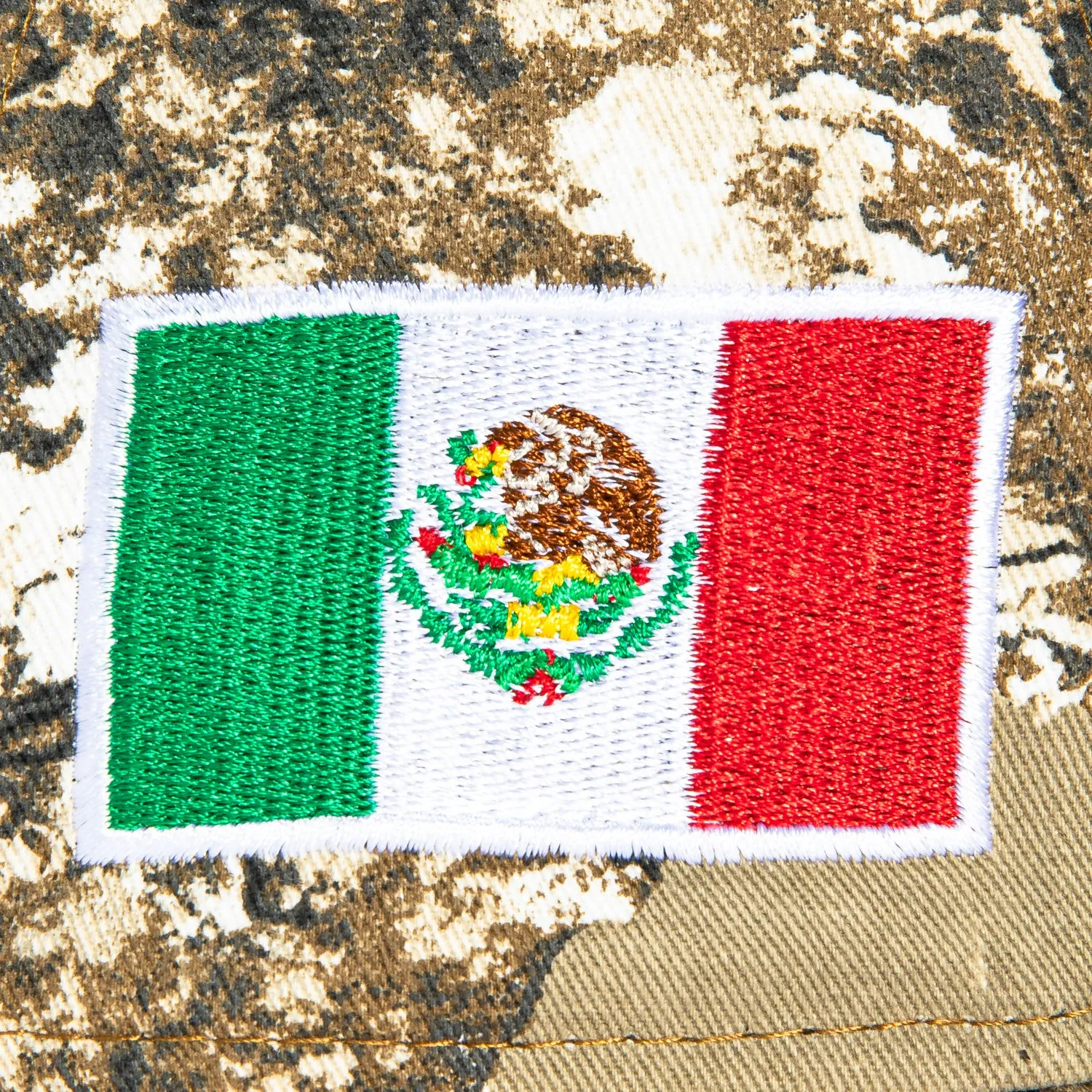 New Era 9Forty A-Frame Mexico World Baseball Classic Mexico Flag Patch Snapback Pink UV Hat - Realtree sold by Hat Club product image thumbnail 4