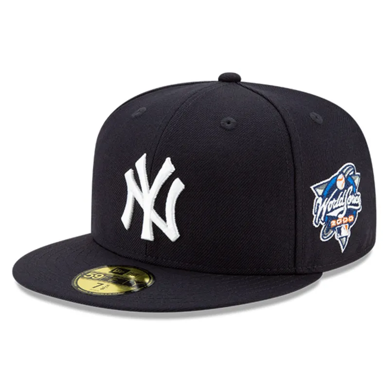 New Era 59Fifty New York Yankees 2000 World Series Patch Hat - Navy sold by Hat Club