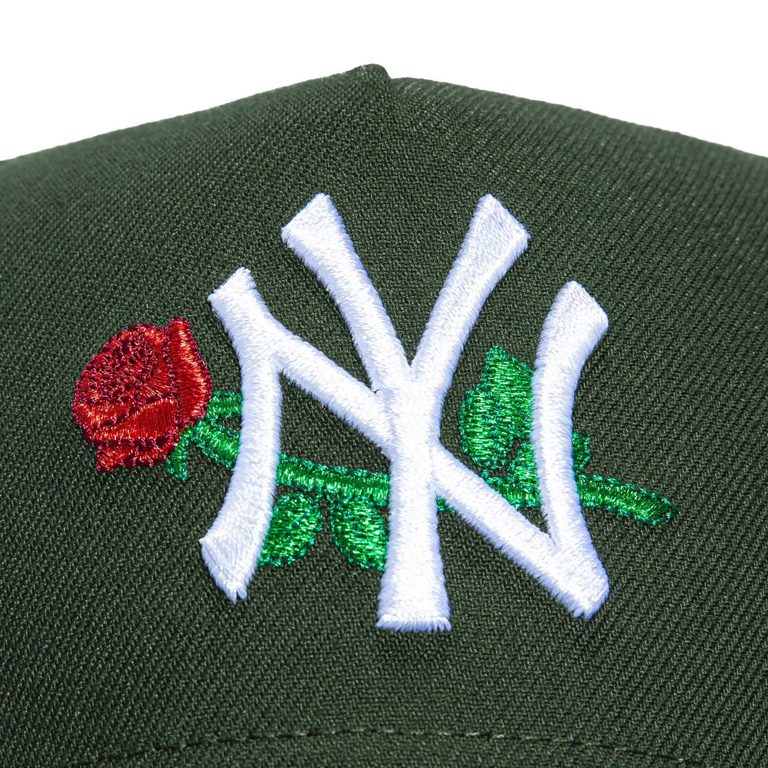 New Era 9Forty A-Frame New York Yankees Rose Snapback Hat - Green sold by Hat Club product image thumbnail 3