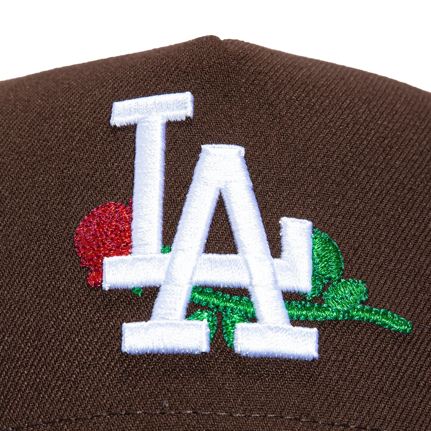New Era 9Forty A-Frame Los Angeles Dodgers Rose Snapback Hat - Brown, Black sold by Hat Club product image thumbnail 3