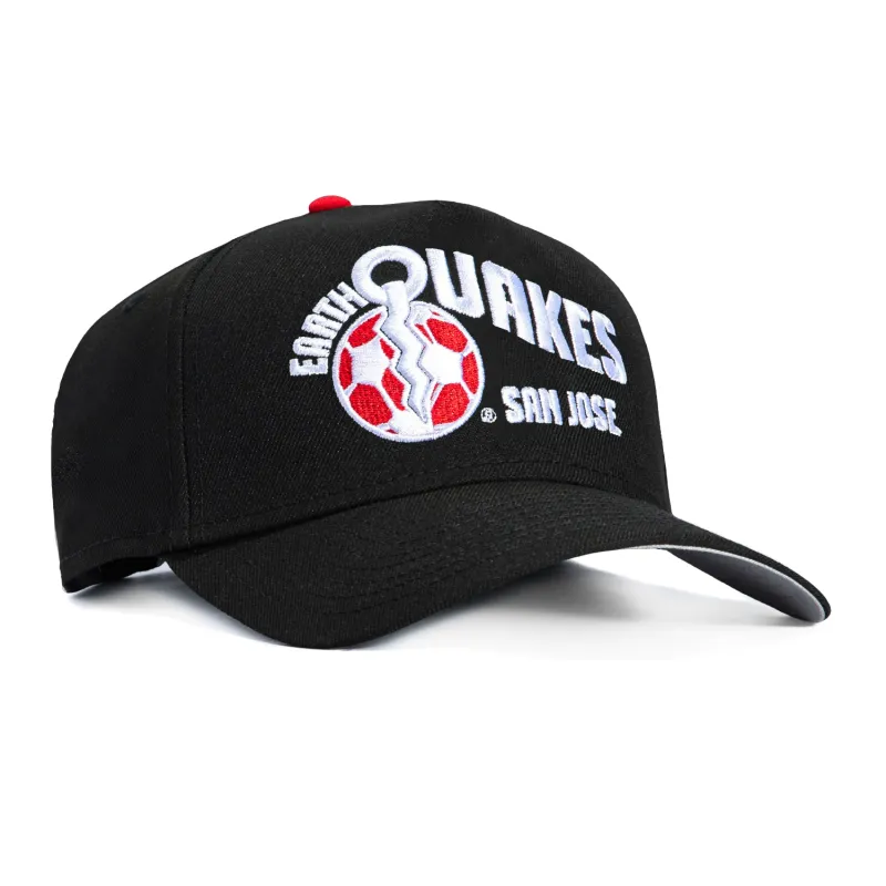 New Era 9Forty A-Frame San Jose Earthquakes Snapback Hat - Black sold by Hat Club