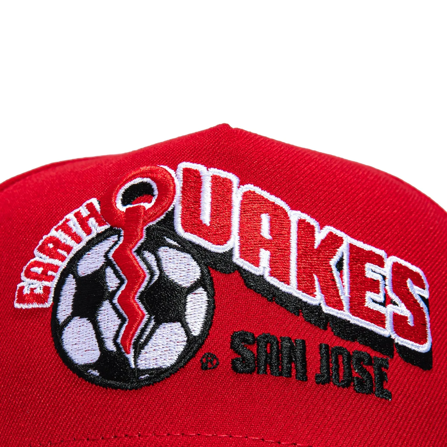 New Era 9Forty A-Frame San Jose Earthquakes Since 1974 Patch Snapback Hat - Red, Black sold by Hat Club product image thumbnail 3