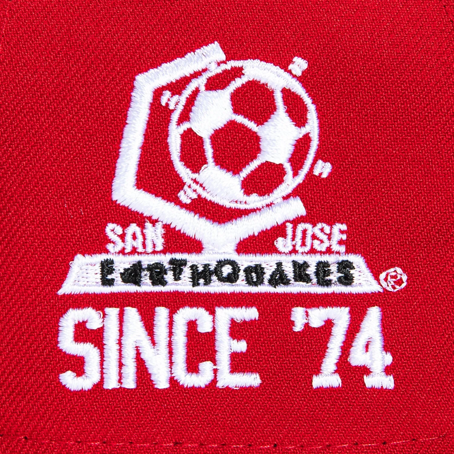 New Era 9Forty A-Frame San Jose Earthquakes Since 1974 Patch Snapback Hat - Red, Black sold by Hat Club product image thumbnail 4