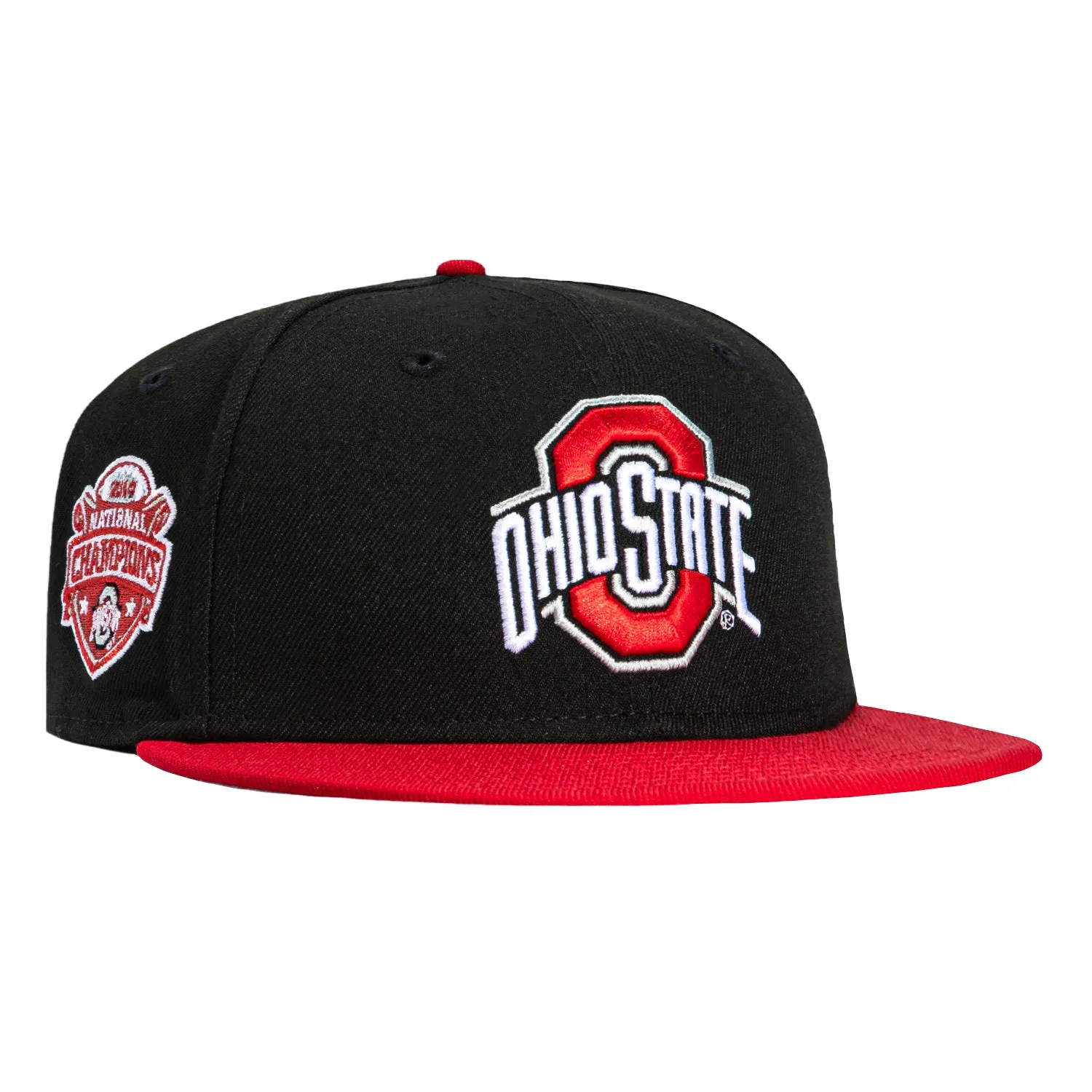 New Era 59Fifty Ohio State Buckeyes 2014 National Champions Patch Hat - Black, Red sold by Hat Club