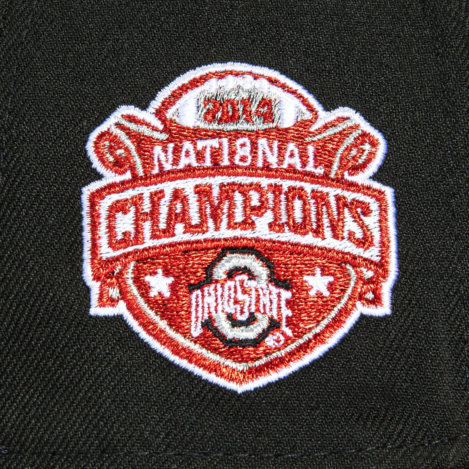 New Era 59Fifty Ohio State Buckeyes 2014 National Champions Patch Hat - Black, Red sold by Hat Club product image thumbnail 5