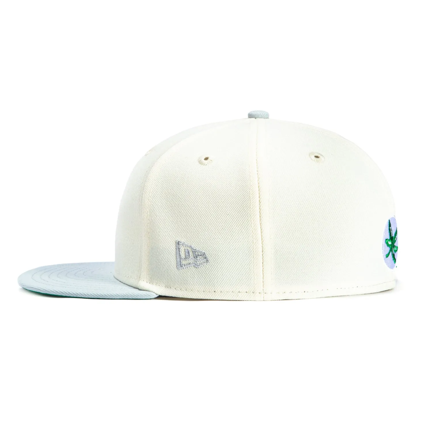 New Era 59Fifty Ohio State Buckeyes 2002 National Champions Patch Hat - White, Grey sold by Hat Club product image thumbnail 3