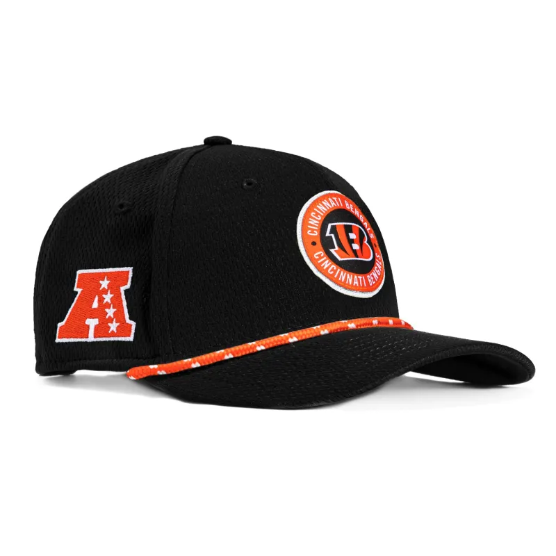 New Era 9Seventy 2024 Sideline Cincinnati Bengals American League Patch Stretch-Snap Hat - Black made by New Era